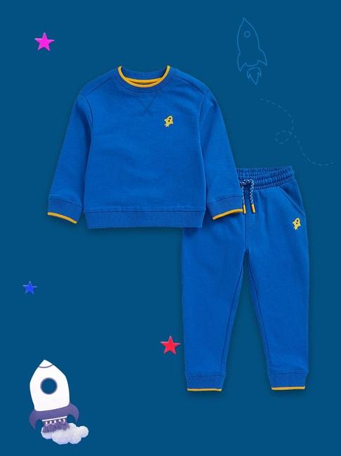 mothercare-kids-blue-solid-full-sleeves-sweatshirt-with-joggers