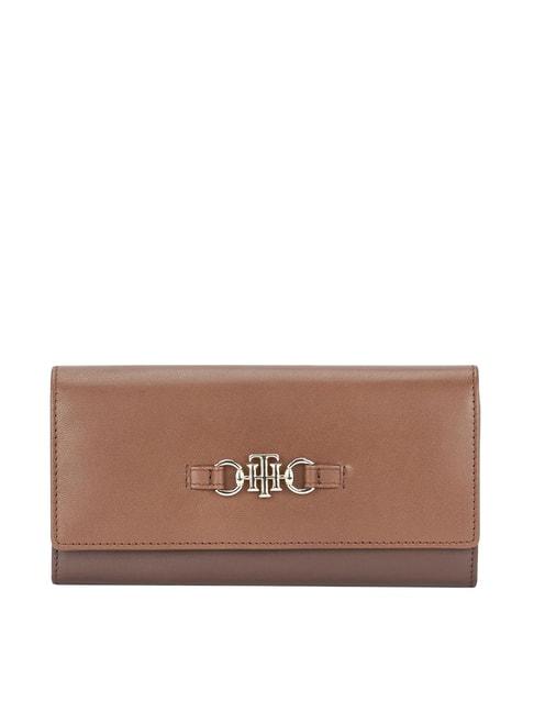 tommy-hilfiger-beatrice-brown-&-tan-solid-wallet-for-women