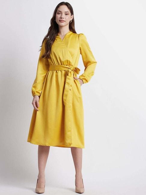 beverly-hills-polo-club-yellow-a-line-dress