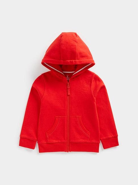 mothercare-kids-red-solid-full-sleeves-hooded-sweatshirt