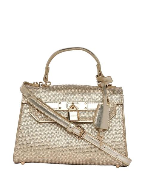 aldo-caisyn-gold-embellished-medium-handbag