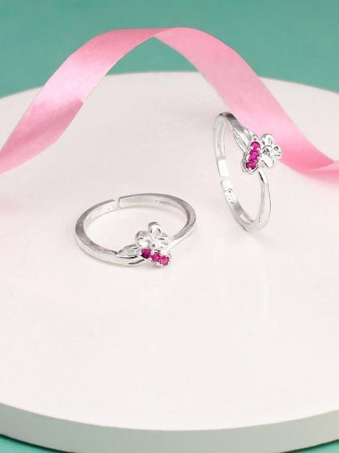 giva-92.5-sterling-silver-rosy-crystal-floral-toe-ring