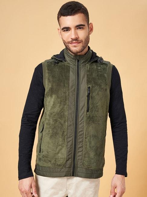 urban-ranger-by-pantaloons-olive-regular-fit-hooded-jacket