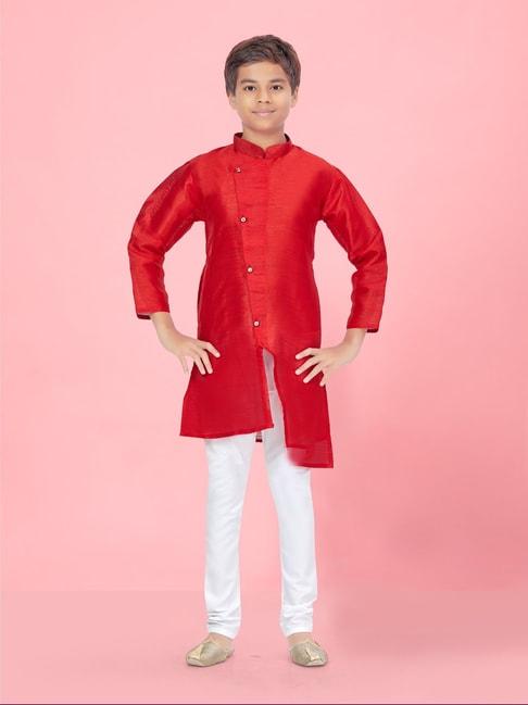 aarika-kids-boys-red-kurta-pyjama