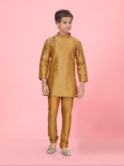 aarika-kids-boys-fawn-color-kurta-pyjama-set