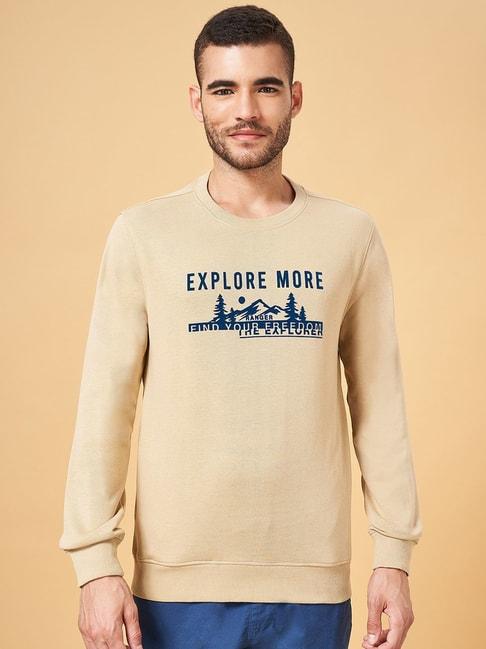urban-ranger-by-pantaloons-tan-regular-fit-printed-sweatshirt
