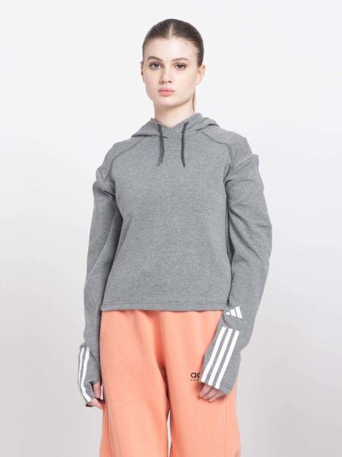 adidas-grey-regular-fit-hoodie