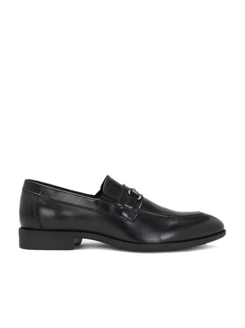 peter-england-men's-black-casual-loafers