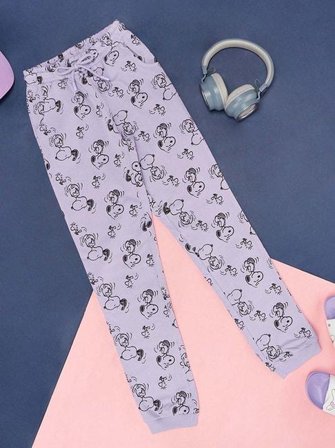 pantaloons-junior-lilac-cotton-printed-trackpants