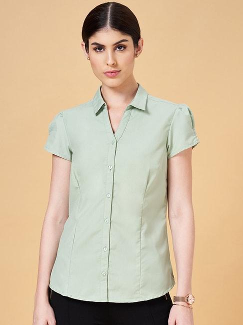 annabelle-by-pantaloons-green-regular-fit-shirt