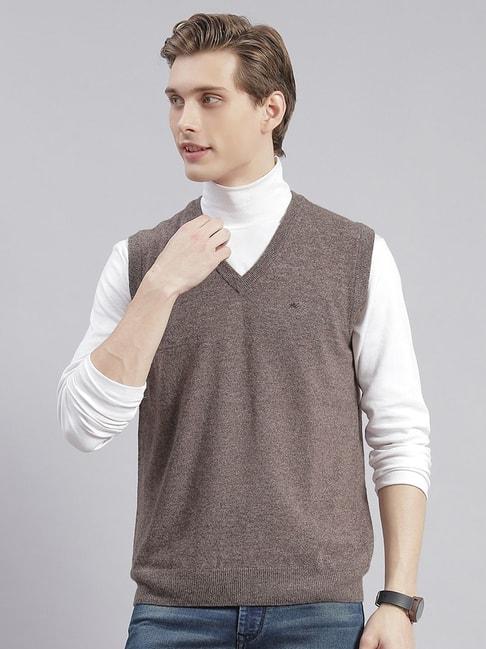 monte-carlo-mid-brown-regular-fit-sweater