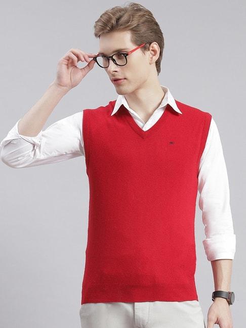 monte-carlo-bright-red-regular-fit-sweater