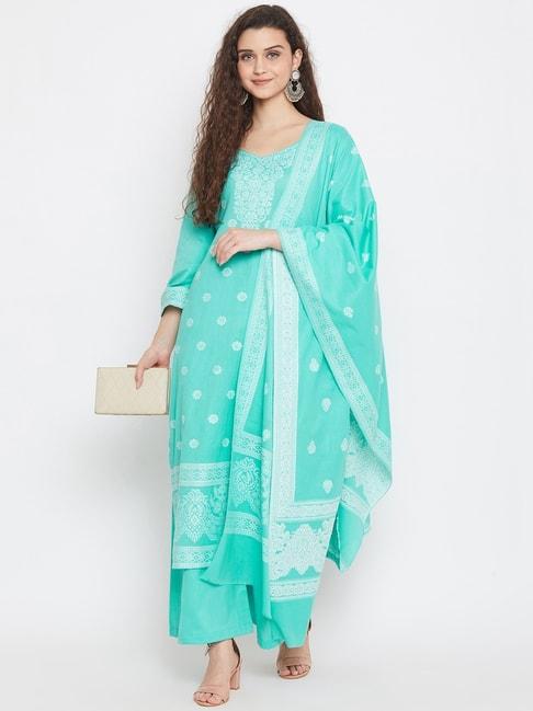 safaa-sea-green-woven-pattern-unstitched-dress-material