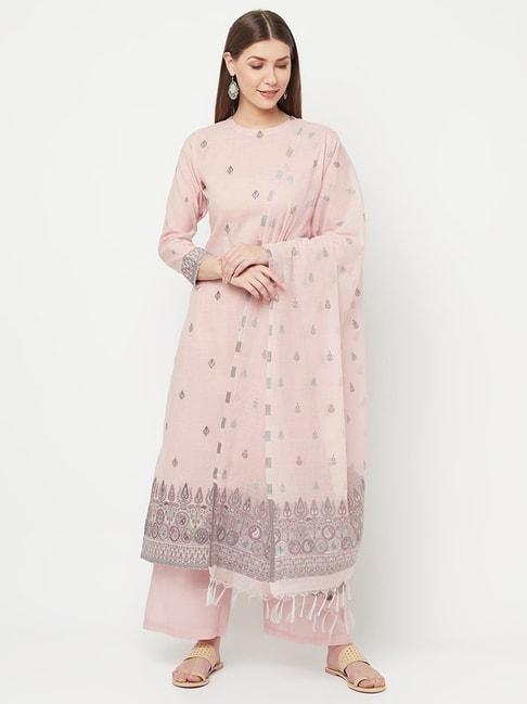 safaa-peach-woven-pattern-unstitched-dress-material