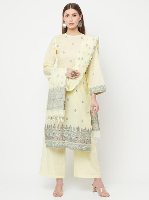 safaa-yellow-woven-pattern-unstitched-dress-material