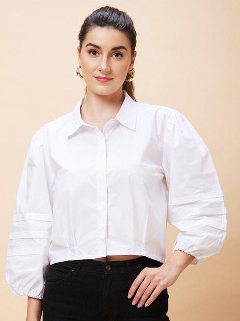 globus-white-shirt-style-top