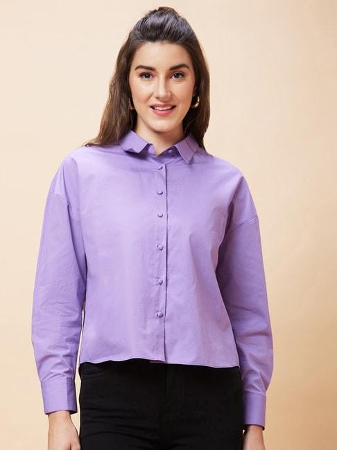 globus-purple-shirt-style-top