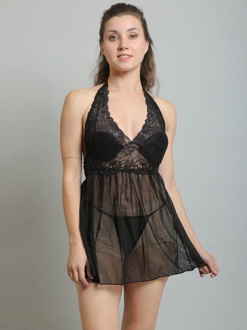 n-gal-black-lace-non-wired-babydoll-with-panty