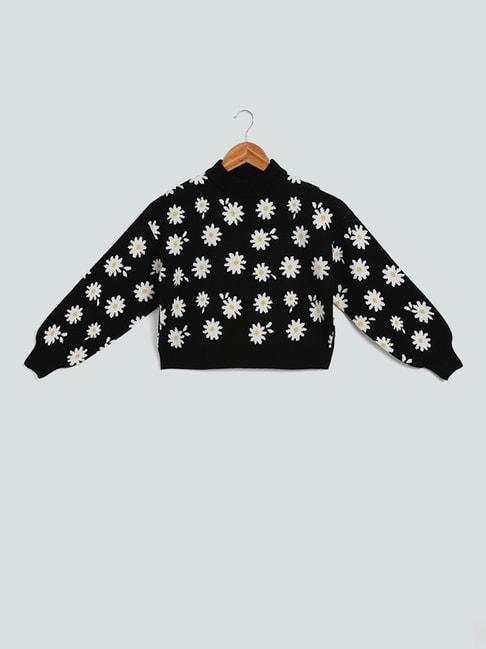 y&f-kids-by-westside-floral-patterned-black-sweater
