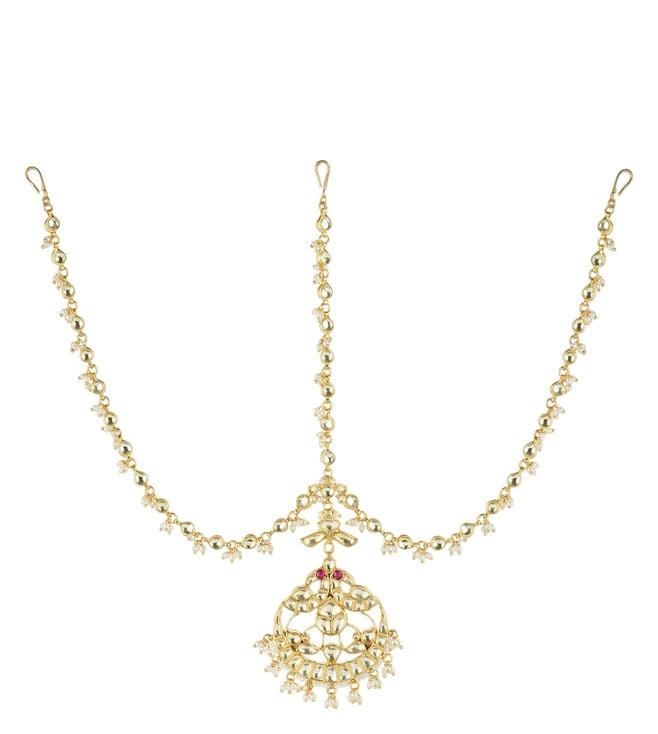 aura-trends-22kt-gold-plated-kundan-traditional-red-mathapati