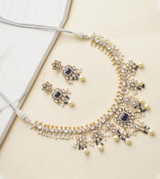 zevar-by-geeta-white-polki-necklace-set