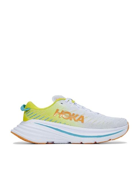 hoka-women's-bondi-x-white-running-shoes