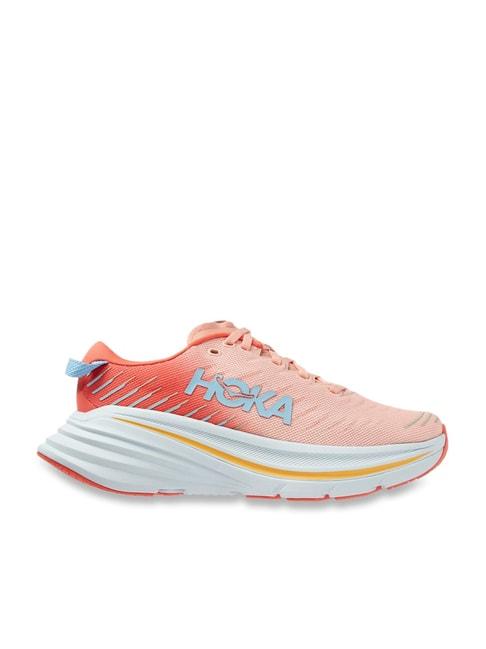 hoka-women's-bondi-x-pink-running-shoes