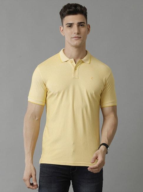 cavallo-by-linen-club-yellow-regular-fit-polo-t-shirt