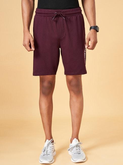 ajile-by-pantaloons-wine-slim-fit-shorts