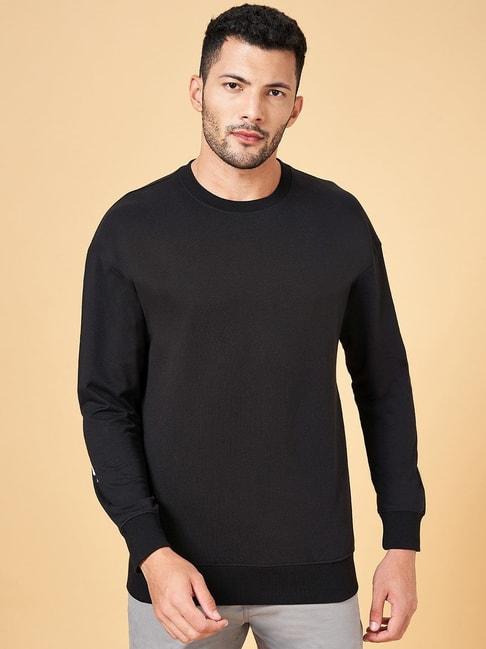 urban-ranger-by-pantaloons-midnight-black-cotton-regular-fit-printed-sweatshirt
