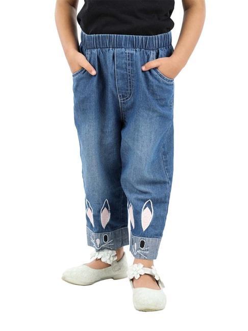 budding-bees-kids-blue-embroidered-jeans