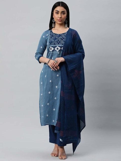 kami-kubi-blue-printed-unstitched-dress-material