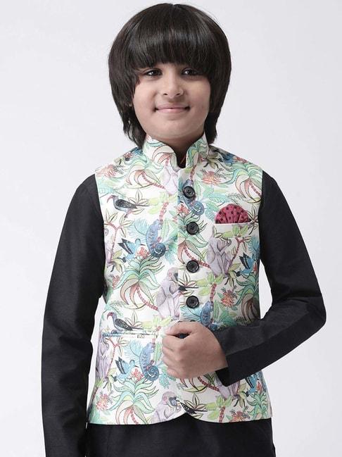 hangup-plus-kids-multicolor-printed-waistcoat