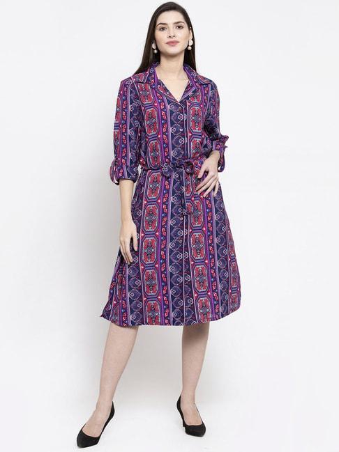 purple-state-multicolor-cotton-printed-shirt-dress
