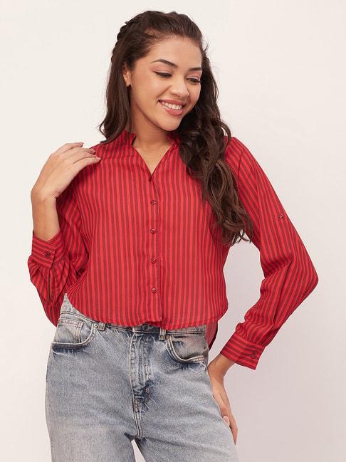 moomaya-red-striped-shirt