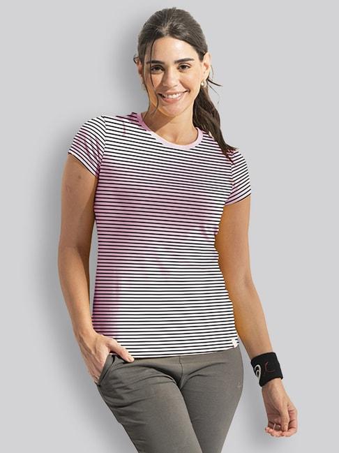 lyra-pink-cotton-striped-t-shirt