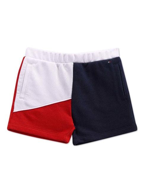tommy-hilfiger-kids-multicolor-color-block-shorts