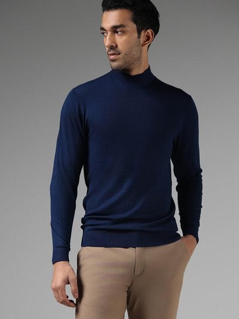 wes-formals-by-westside-solid-indigo-slim-fit-high-neck-sweater