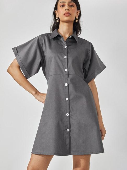 the-label-life-charcoal-shirt-dress