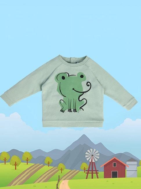 miniklub-kids-green-printed-full-sleeves-sweatshirt