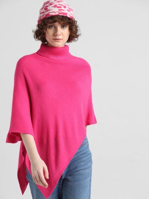 only-pink-regular-fit-poncho