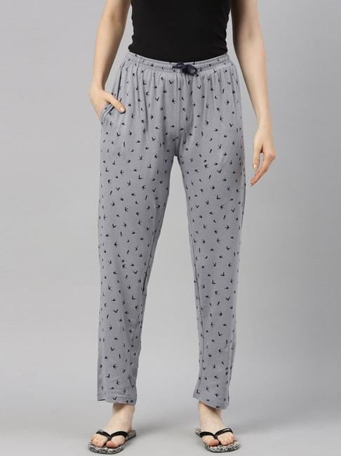 kryptic-grey-printed-pyjamas