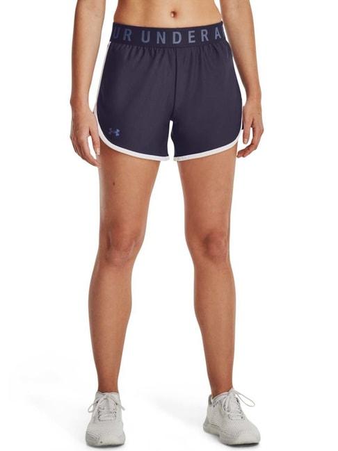 under-armour-blue-mid-rise-sports-shorts