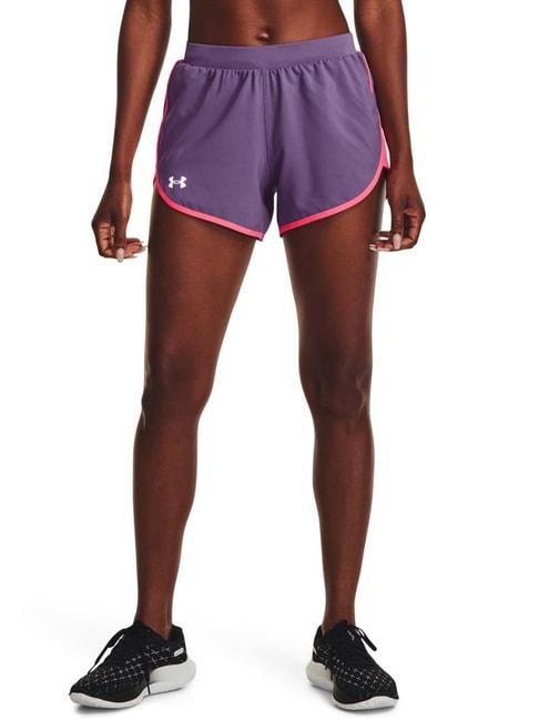 under-armour-purple-mid-rise-sports-shorts