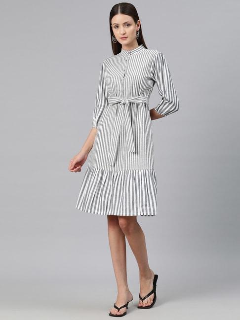 cottinfab-light-grey-cotton-striped-wrap-dress