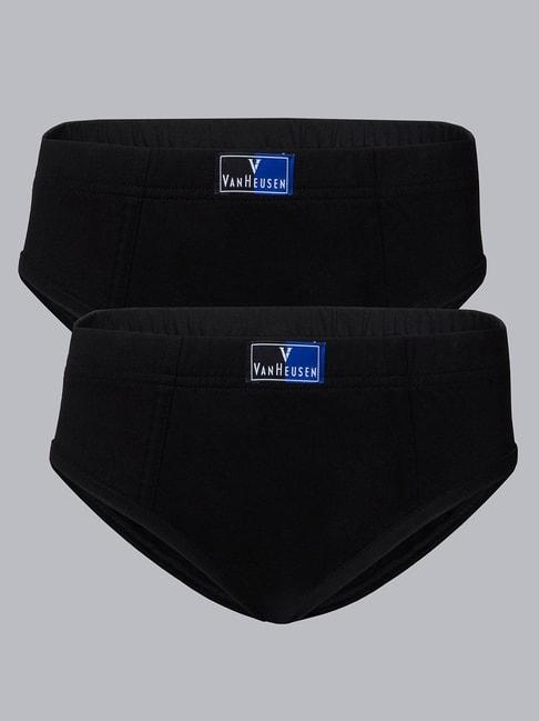 van-heusen-boys-anti-bacterial-and-colour-fresh-solid-briefs---pack-of-2---pure-black