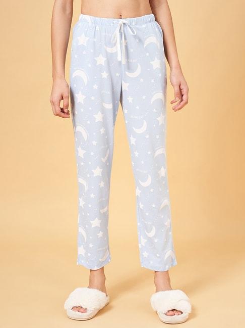 dreamz-by-pantaloons-blue-cotton-printed-pyjamas