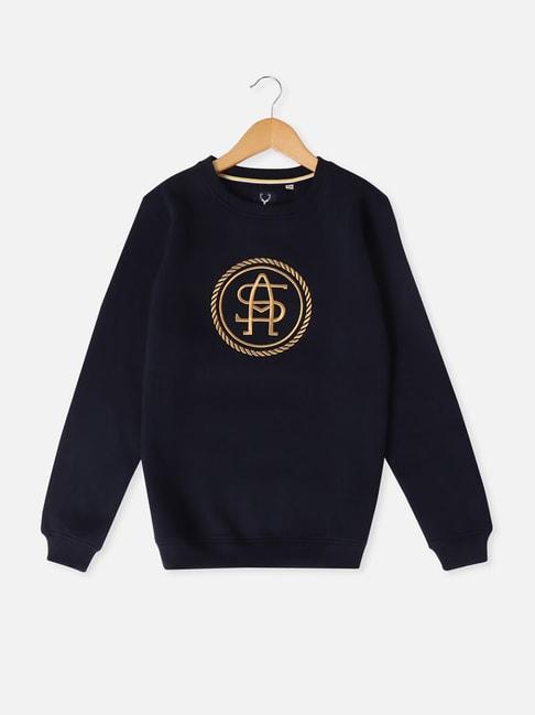 allen-solly-junior-navy-printed-full-sleeves-sweatshirt