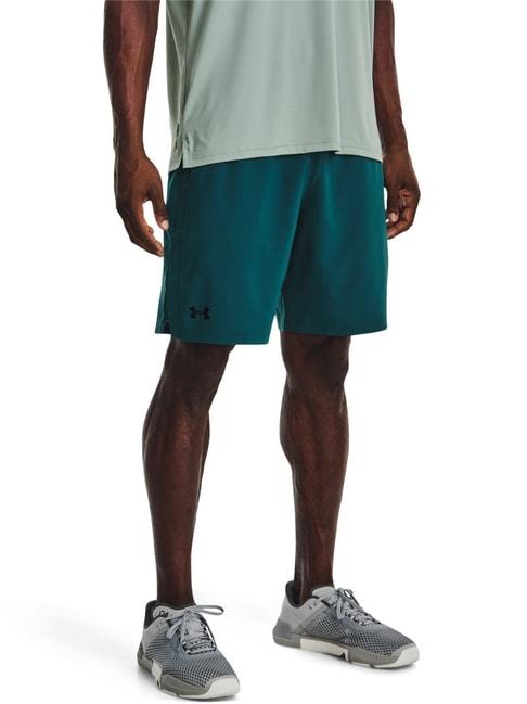 under-armour-green-fitted-sports-shorts