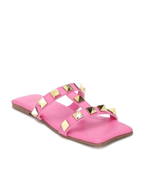 forever-21-women's-pink-casual-sandals